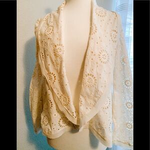 Karen Kane perforated cardigan